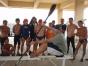  澳洲教練救生橇划水示範